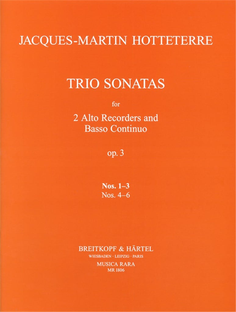 Triosonaten op. 3/1-3